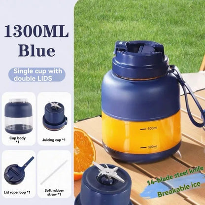 A40Z Portable Wireless Blender 1300ml | USB Rechargeable Smoothie & Juice Maker