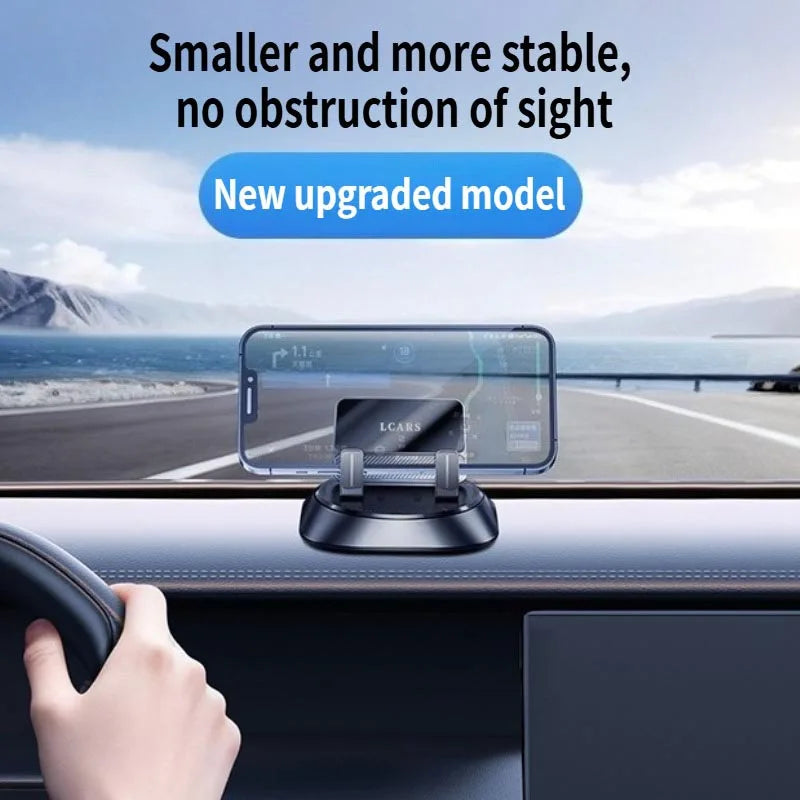 360 Degree Swivel Car Mount Holder Sticky Dashboard Phone Support Bracket for Mobile Navigation GPS Device Car Accessories
