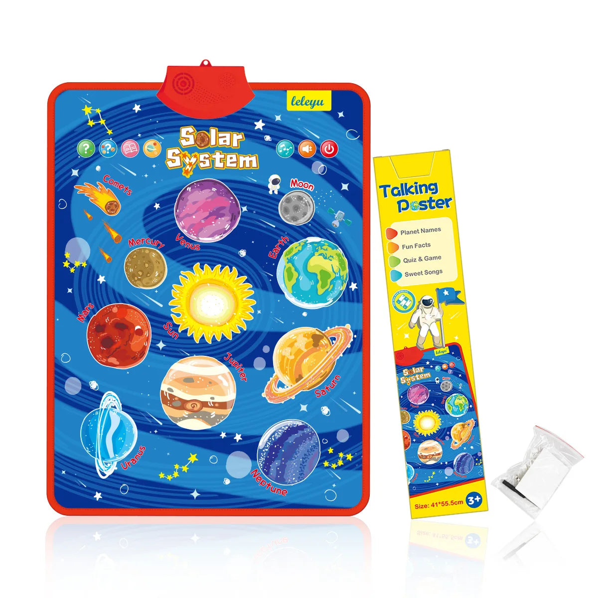 Interactive Alphabet Wall Chart for Kids — Talking ABC Poster for Toddlers Ages 2–5