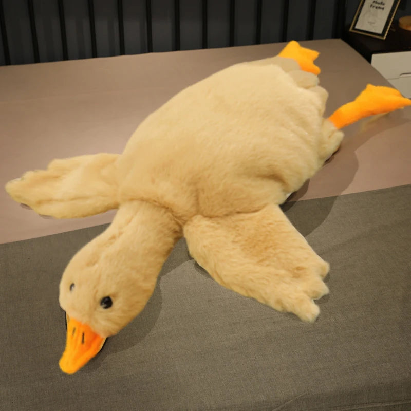 Giant Duck Plush Pillow - Soft Cuddly Stuffed Animal, 50-190cm