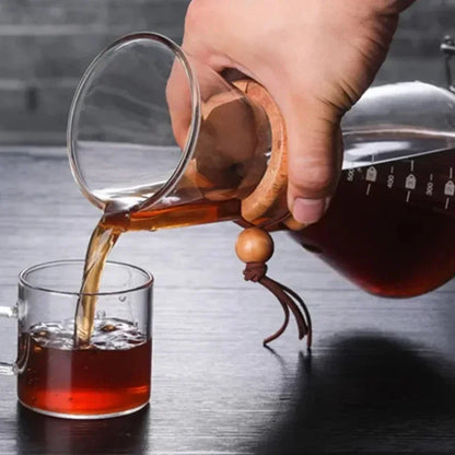 Pour Over Coffee Maker | Hand Glass Kettle with Stainless Steel Filter