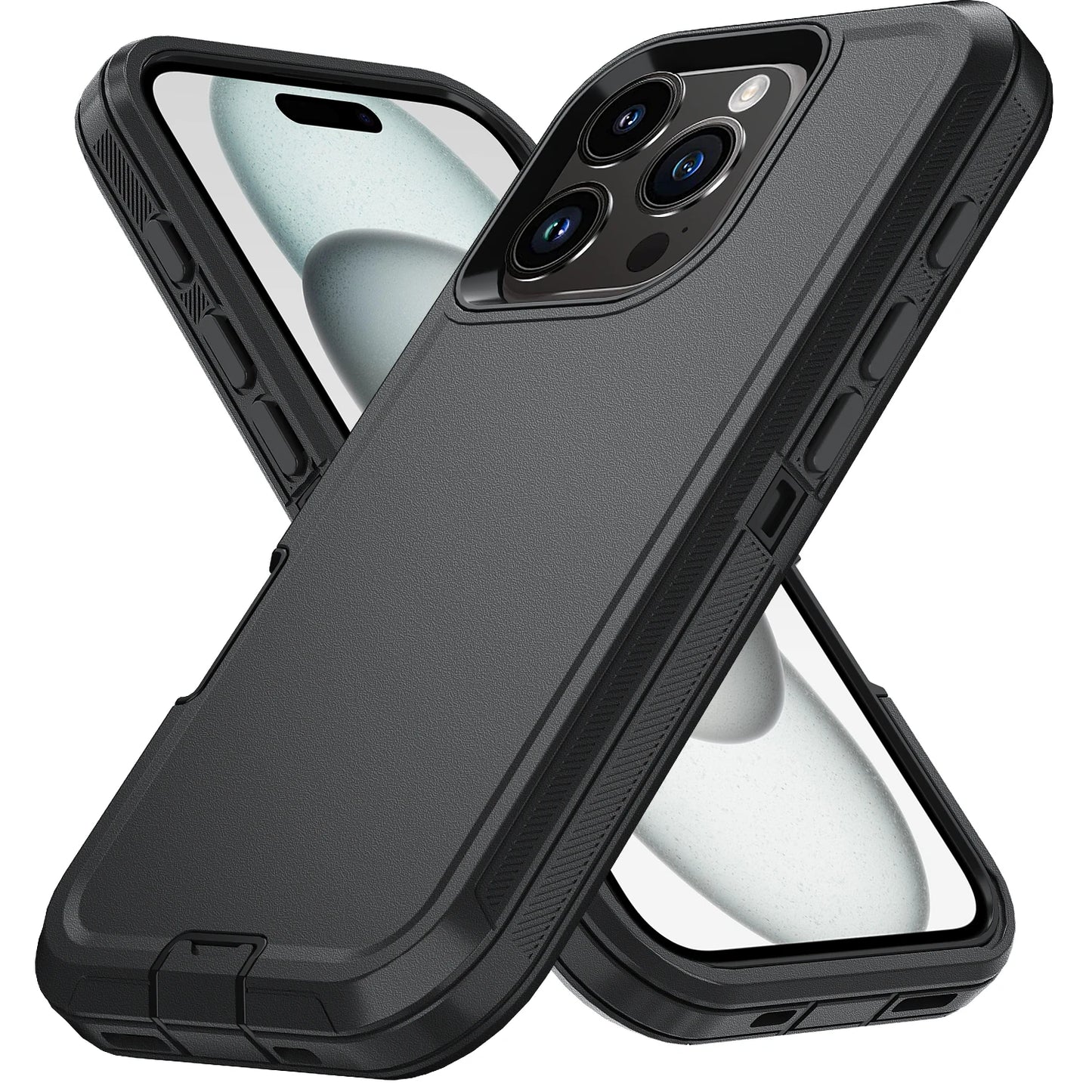 Shockproof Defender Case | iPhone 7–15 Pro Max, XR, XS, SE
