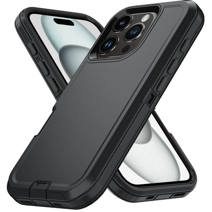 Shockproof Defender Case | iPhone 7–15 Pro Max, XR, XS, SE