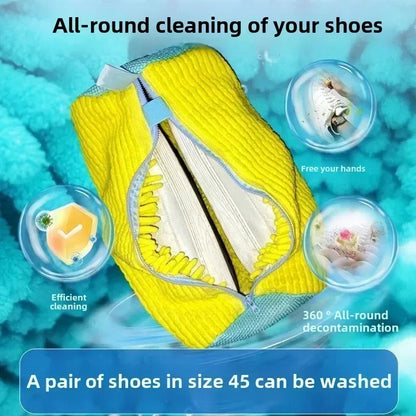 Machine Washable Shoe Laundry Bag – Durable Polyester Wash & Dry Protector