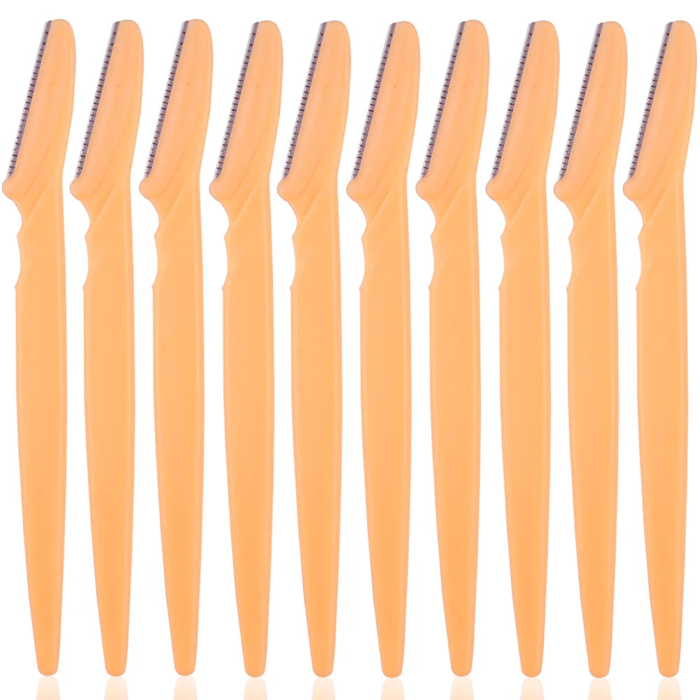 3/4/10Pcs Eyebrow Trimmer Face Blade Shaver