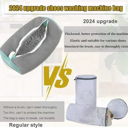 Machine Washable Shoe Laundry Bag – Durable Polyester Wash & Dry Protector