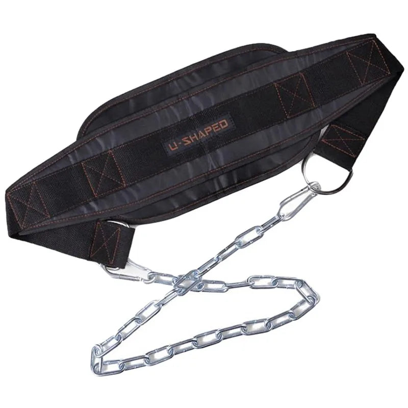 Men's Weightlifting Dip Belt for Strength Training
