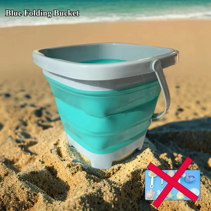 Kids Beach Sand Toys Set | 11-Piece Bucket Shovel Rake Kit for Toddlers & Children