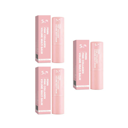 PDRN Pink Collagen Multi Balm Stick – Glass Skin Lip & Face Moisturizer | K-Beauty Firming Balm