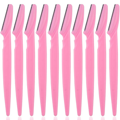 3/4/10Pcs Eyebrow Trimmer Face Blade Shaver