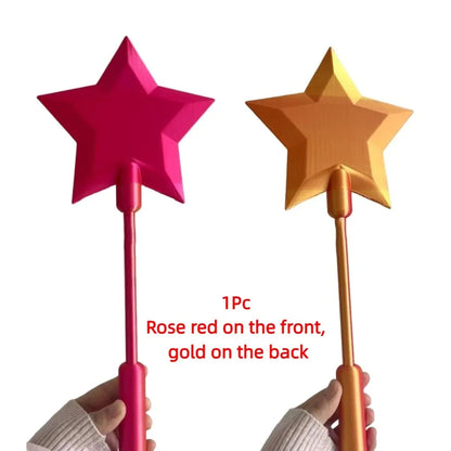 Magic Wand Tap-to-Pay Card Holder | 3D Printed Star Wand | Fun Contactless Payment Sleeve