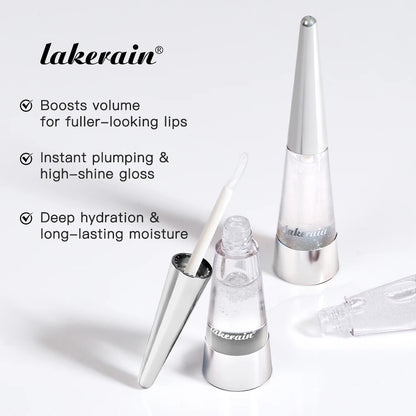 Lip Plumper Gloss | Hyaluronic Acid & Jojoba Oil | Fuller Lips Instantly | 6 Shades
