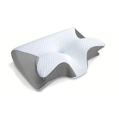 Memory Foam Cervical Pillow | 2-in-1 Ergonomic Neck Support for Better Sleep