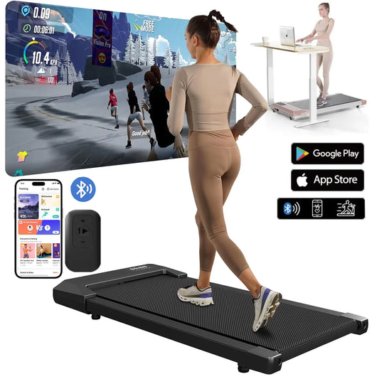 2-in-1 Walking Pad Treadmill | 2.5HP Motor | 300 lb Capacity | Under-Desk Home Fitness Machine