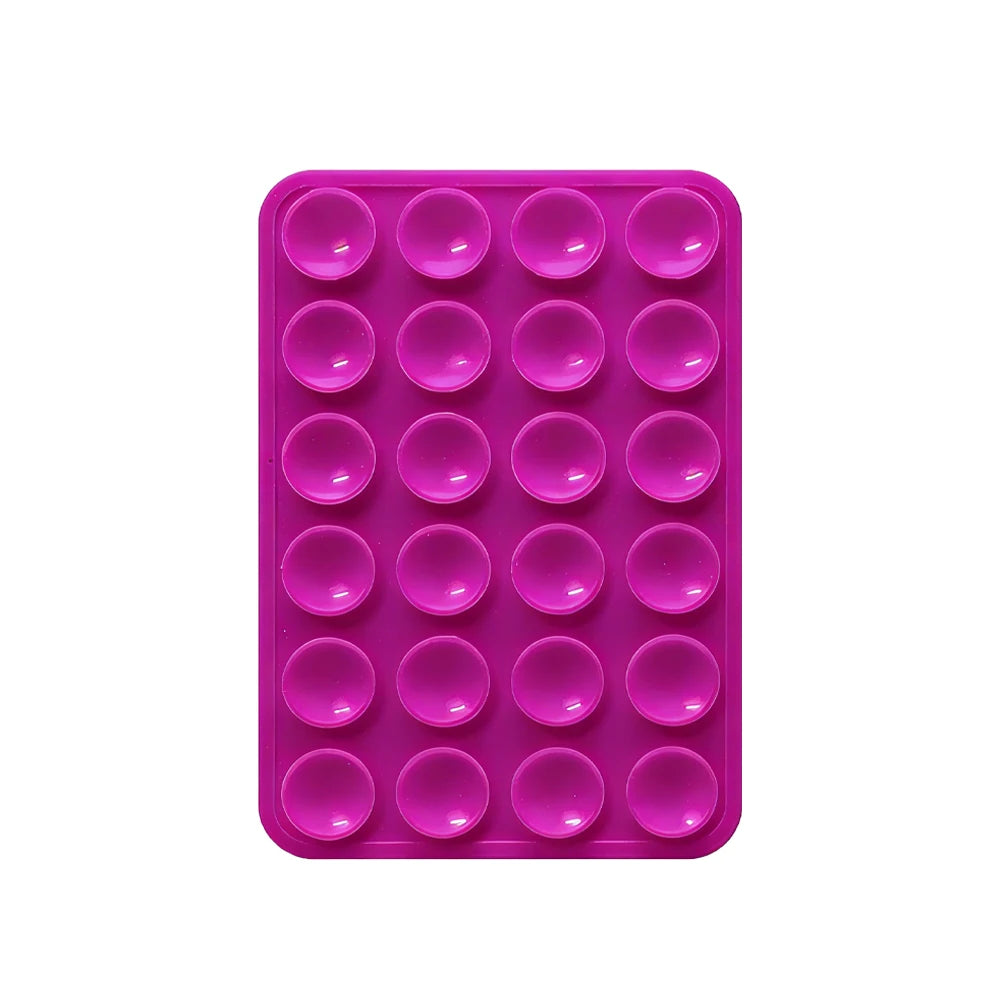 Double-Sided Suction Cup Phone Mount, Silicone Suction Phone Case Adhesive Sticky Phone Grip Hands-Free Phone Grip Phone Stand