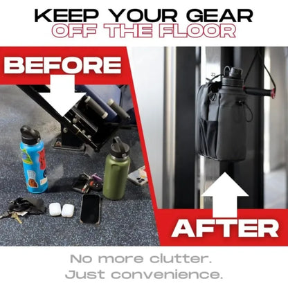 Magnetic Water Bottle Carrier Bag | Large Capacity | Gym, Hiking & Outdoor Essentials