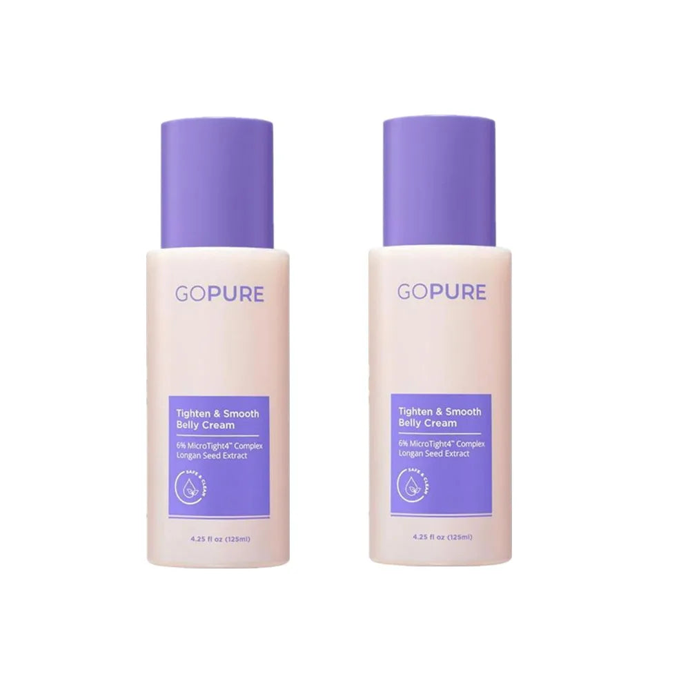 goPure Firming Belly Cream – Tighten, Smooth & Reduce Stretch Marks (125ml)