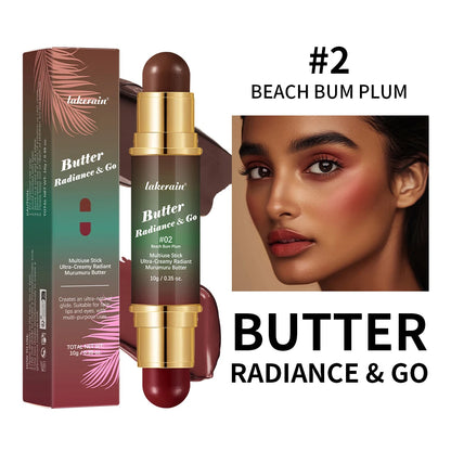 Butter Glow & Go Double-Headed Bronzer Blush Stick | Cheeks, Lips & Eyes