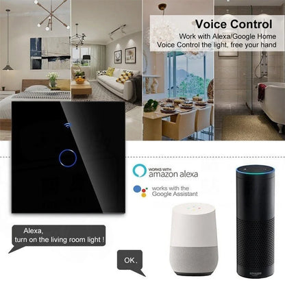 WiFi Smart Light Switch Smart Home Life Tuya App Control Alexa Google Home