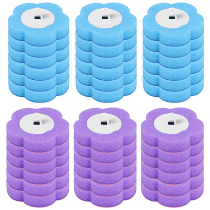 Disposable Toilet Brush & Holder Set | 360° Deep Clean with Scented Refill Heads