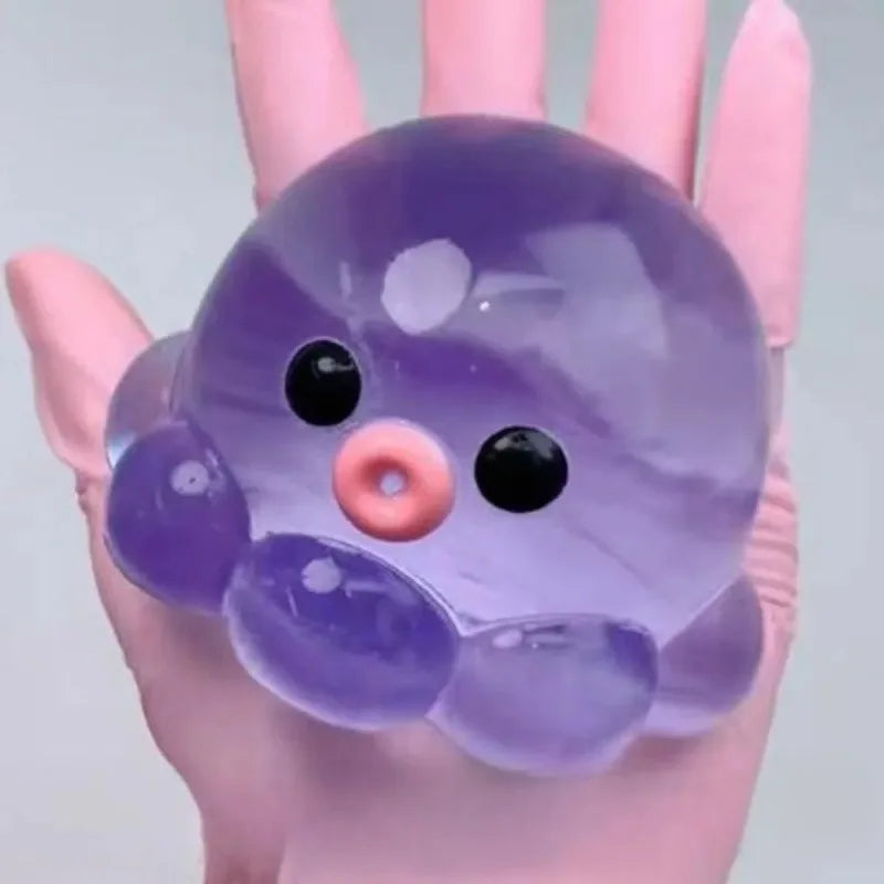 Squishy Bubble Pop Fidget Toy | Sensory Squeeze Ball & Octopus Popper for Stress Relief