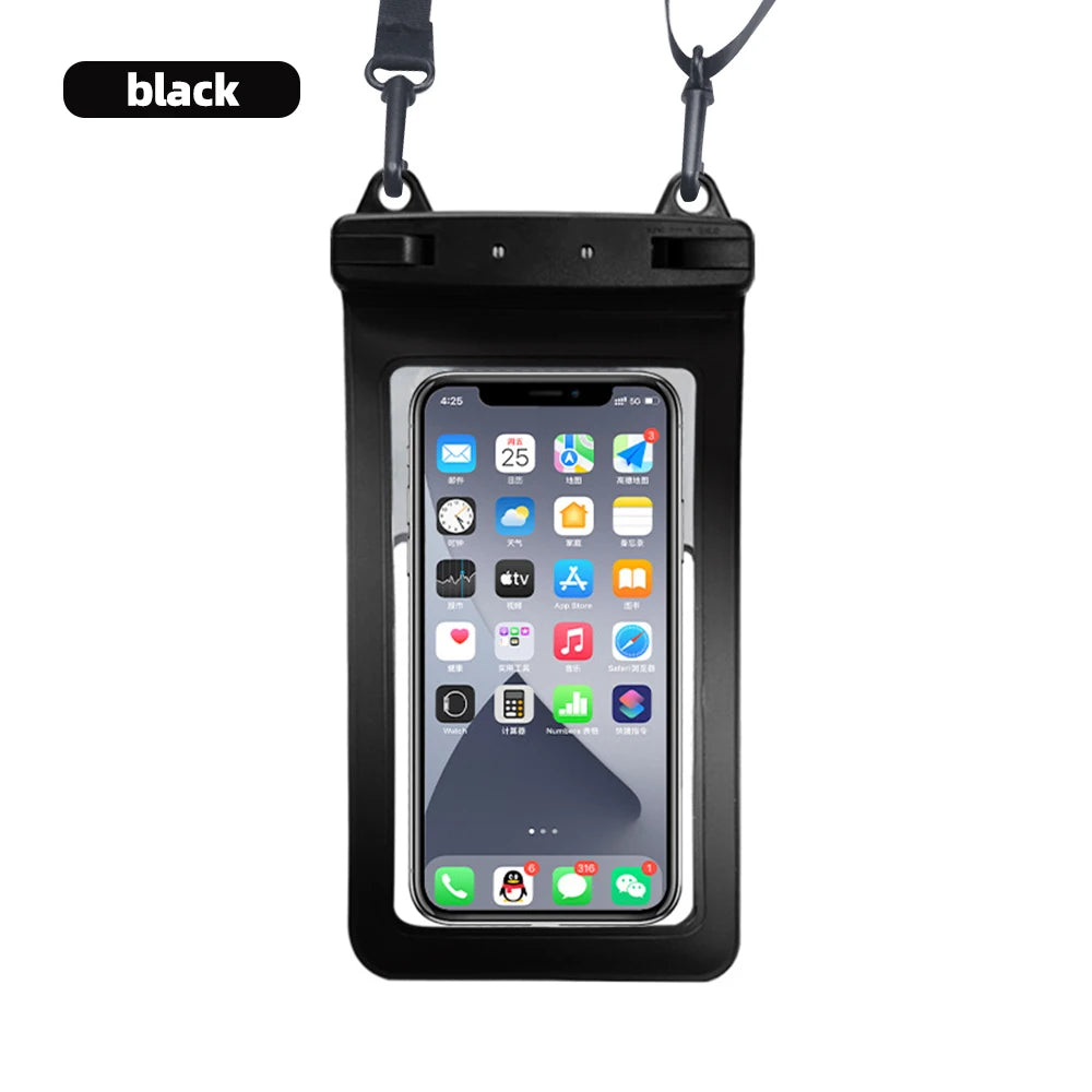Waterproof Phone Pouch | Full-View Dry Bag for Swimming, Snow & Outdoors