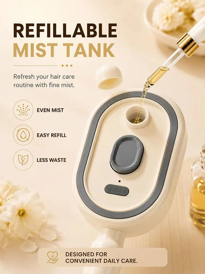 Rechargeable Nano Mist Hair Brush & Scalp Massager