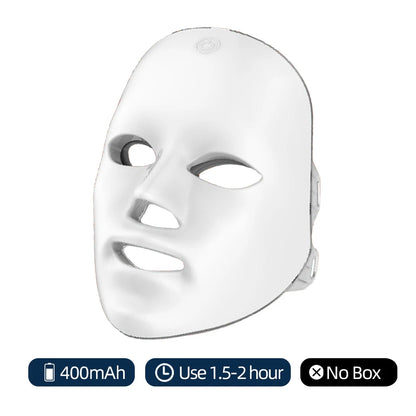 7-Color LED Light Therapy Face Mask – Rechargeable Photon Skin Rejuvenation & Anti-Aging Beauty Mask
