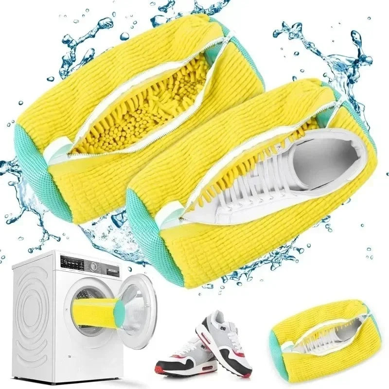 Machine Washable Shoe Laundry Bag – Durable Polyester Wash & Dry Protector