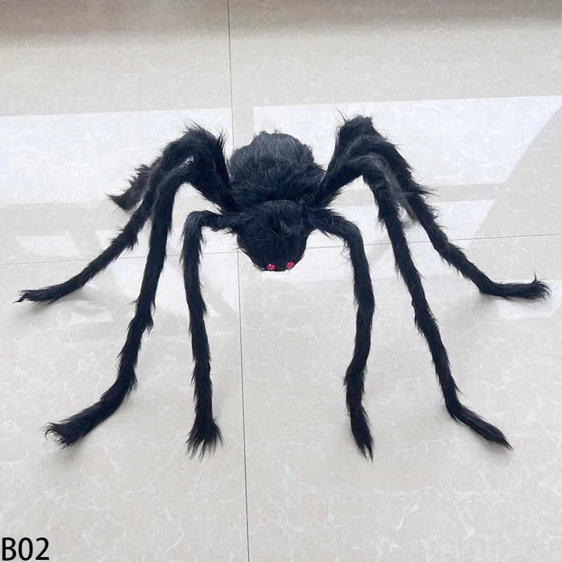 Halloween Giant Plush Spider Decoration