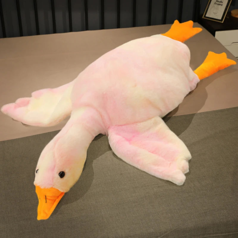 Giant Duck Plush Pillow - Soft Cuddly Stuffed Animal, 50-190cm