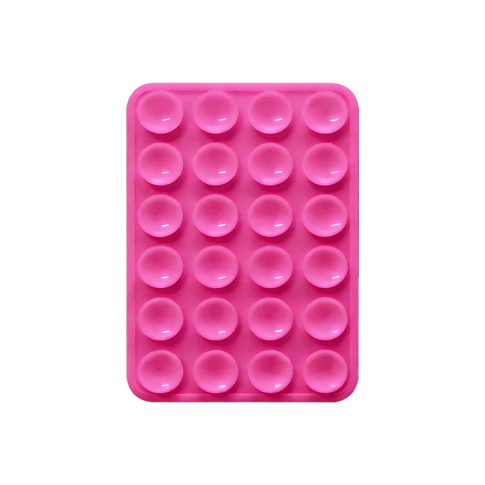 Double-Sided Suction Cup Phone Mount, Silicone Suction Phone Case Adhesive Sticky Phone Grip Hands-Free Phone Grip Phone Stand