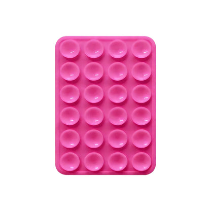 Double-Sided Suction Cup Phone Mount, Silicone Suction Phone Case Adhesive Sticky Phone Grip Hands-Free Phone Grip Phone Stand
