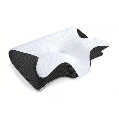 Memory Foam Cervical Pillow | 2-in-1 Ergonomic Neck Support for Better Sleep