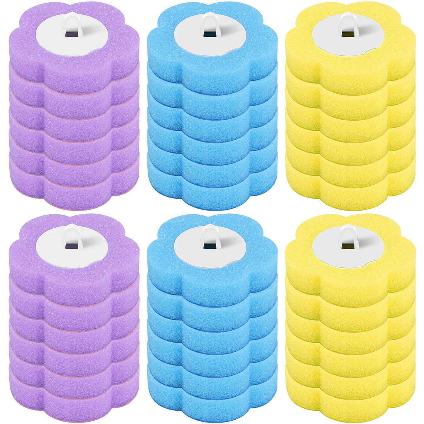 Disposable Toilet Brush & Holder Set | 360° Deep Clean with Scented Refill Heads