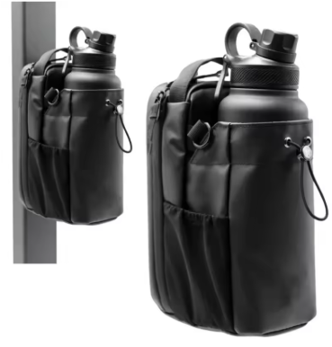 Magnetic Water Bottle Carrier Bag | Large Capacity | Gym, Hiking & Outdoor Essentials