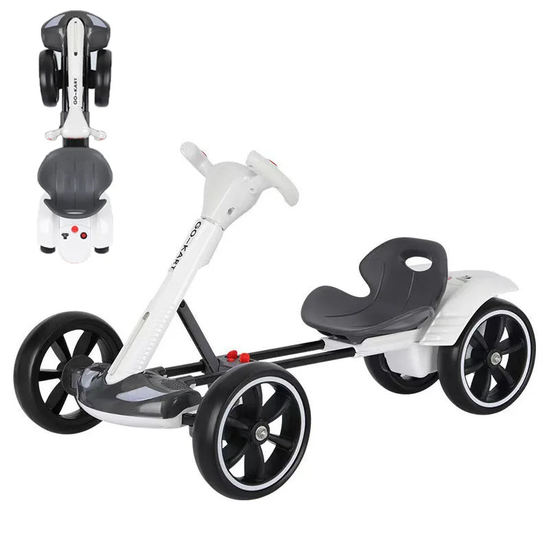 Electric Kids Karting Cart | Foldable, Portable & Remote Control | No Assembly