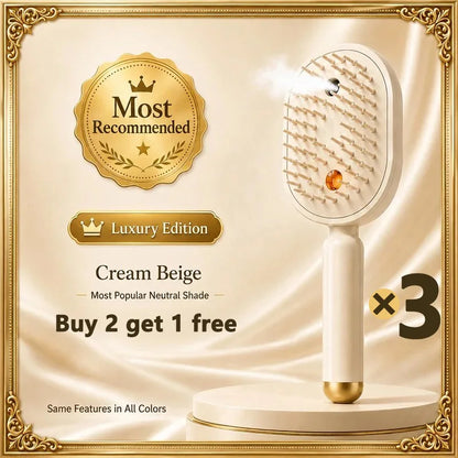 Rechargeable Nano Mist Hair Brush & Scalp Massager