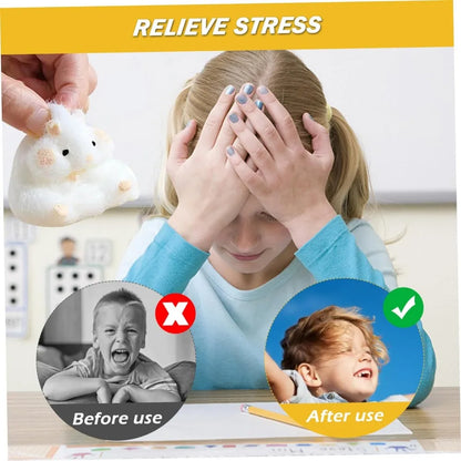 Squishy Hamster Stress Relief Toy | Cute Desktop Fidget Toy for Kids & Teens