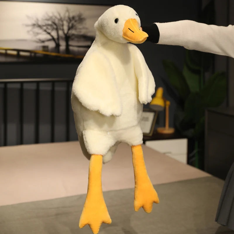 Giant Duck Plush Pillow - Soft Cuddly Stuffed Animal, 50-190cm