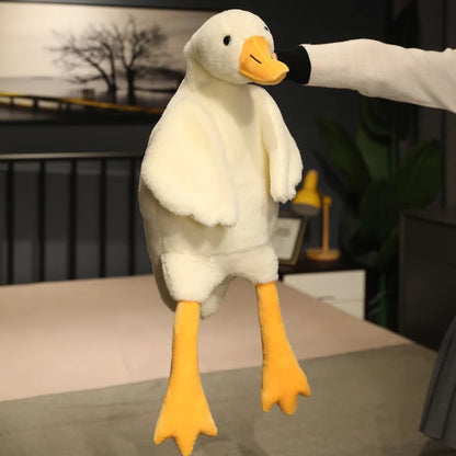 Giant Duck Plush Pillow - Soft Cuddly Stuffed Animal, 50-190cm