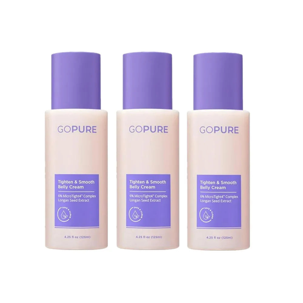goPure Firming Belly Cream – Tighten, Smooth & Reduce Stretch Marks (125ml)
