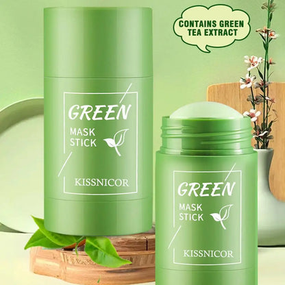 Green Tea Cleansing Stick Mask | Deep Pore Cleanser | Blackhead Remover | Moisturizing Face Mask 40g