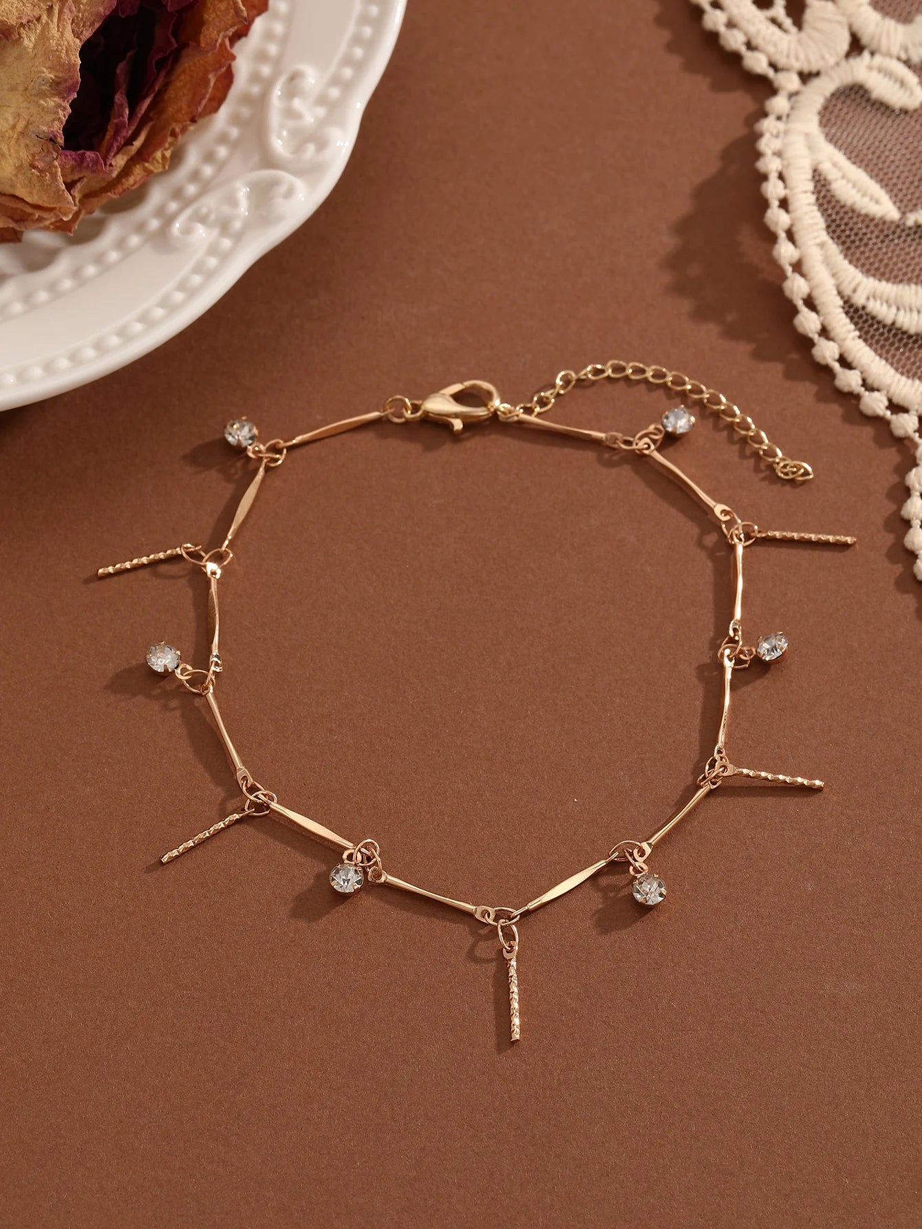 Summer Bohemia Crystal Cubic Zirconia Anklet Bracelet