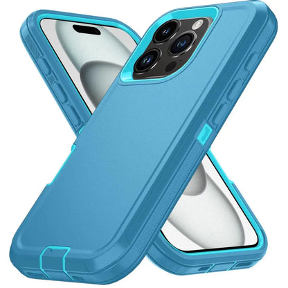 Shockproof Defender Case | iPhone 7–15 Pro Max, XR, XS, SE