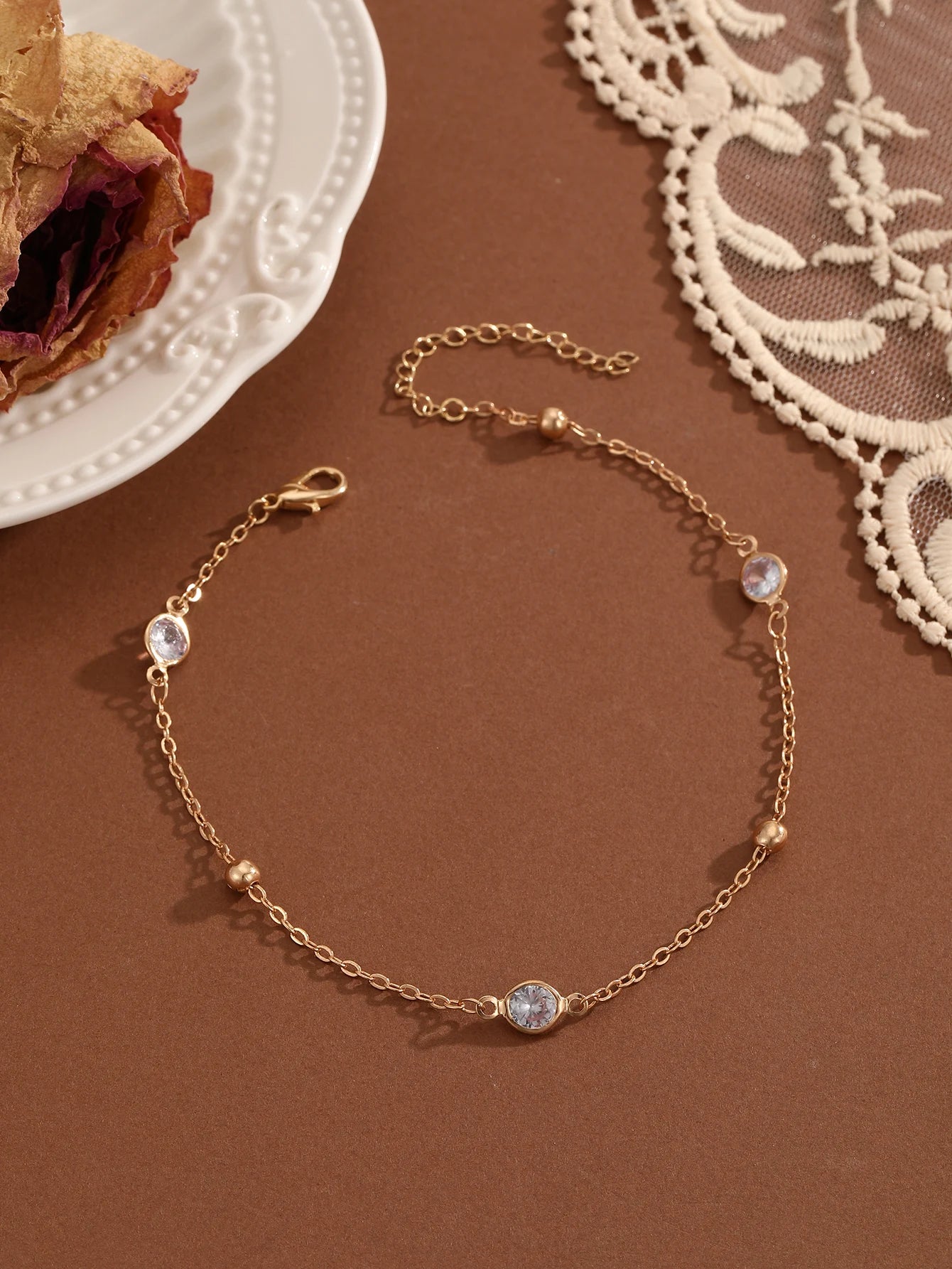 Summer Bohemia Crystal Cubic Zirconia Anklet Bracelet