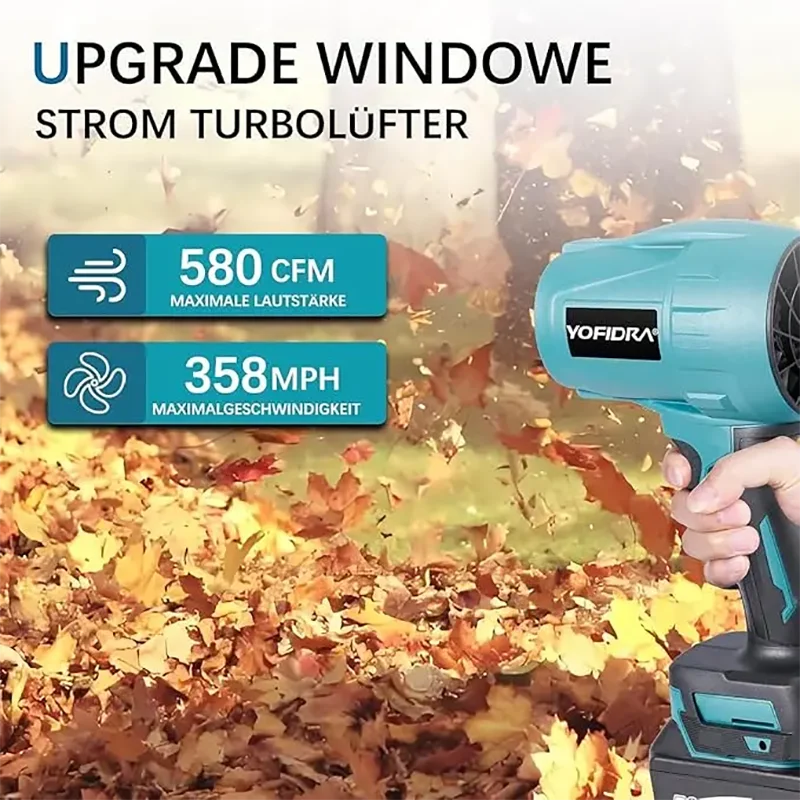 Wireless Electric Air Duster – 28000 RPM Turbo Blower for Home, Car & Outdoor Cleaning