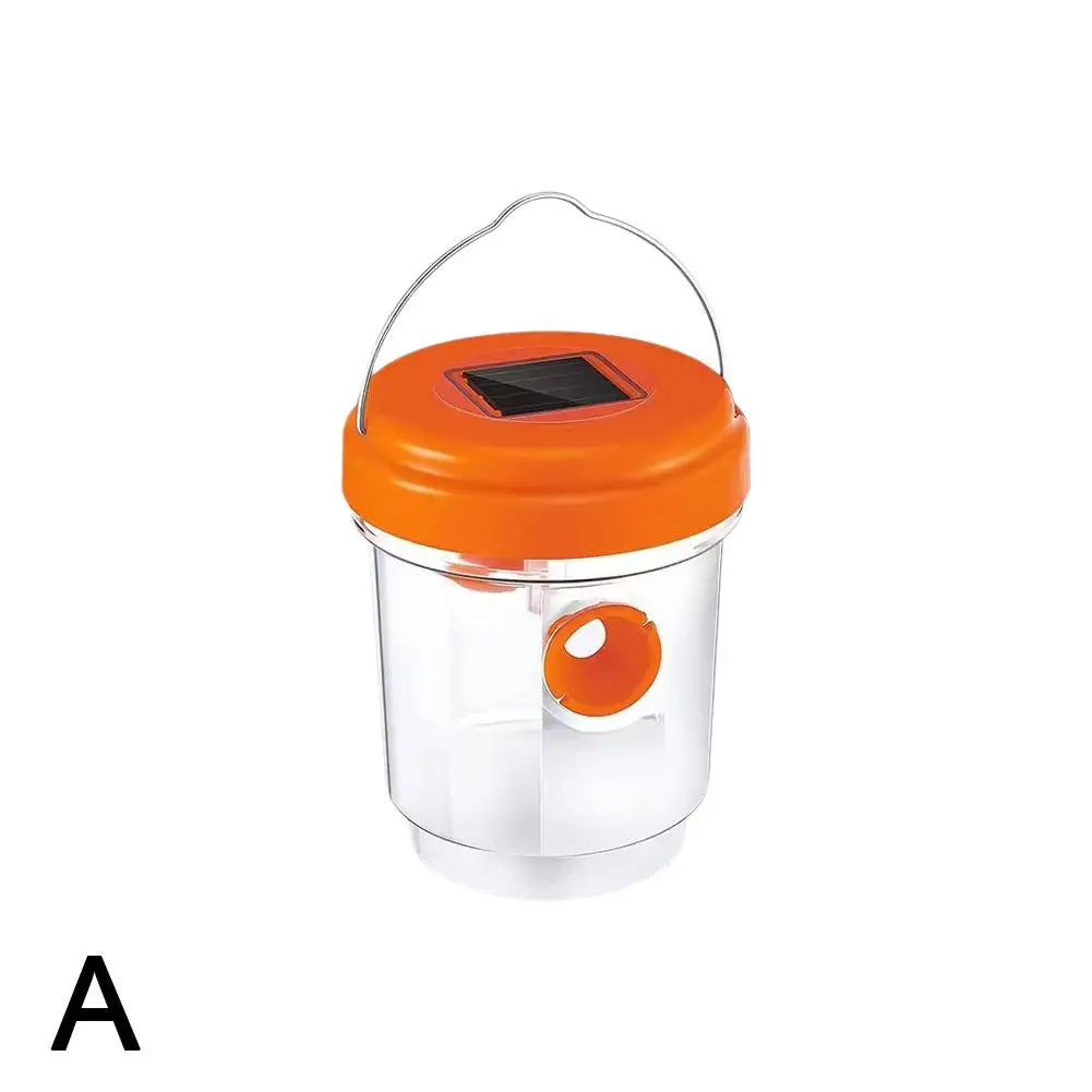 Solar Wasp Trap Waterproof Outdoor Hanging Trap Safe Non-Toxic Bee Hornet Traps Reusable Garden Fruit Fly Catcher