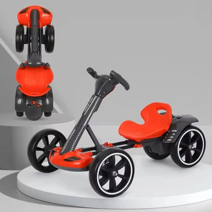 Electric Kids Karting Cart | Foldable, Portable & Remote Control | No Assembly