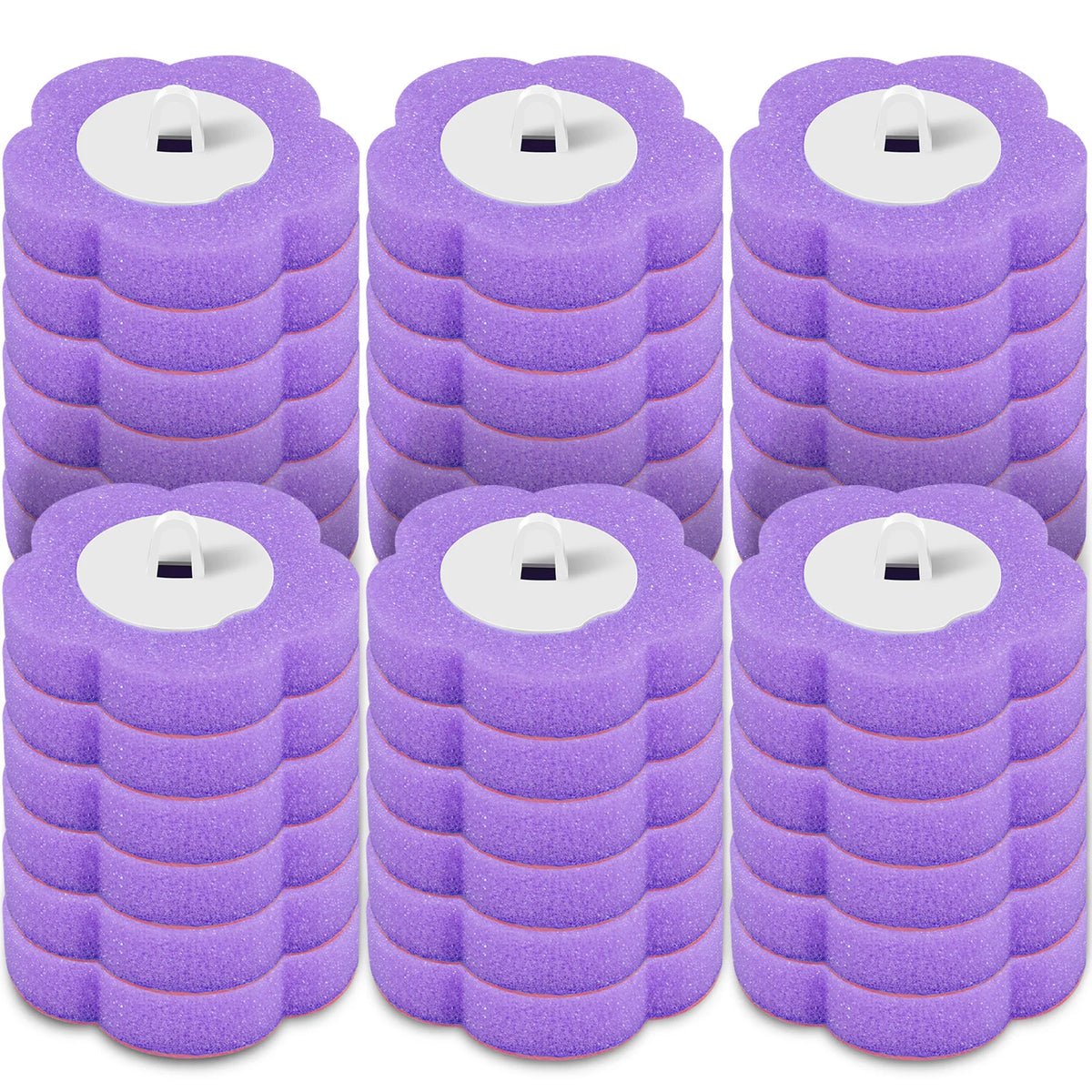 Disposable Toilet Brush & Holder Set | 360° Deep Clean with Scented Refill Heads